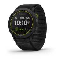 Enduro - Carbon Gray DLC Titanium with Black UltraFit Nylon Strap - 010-02408-01 - Garmin